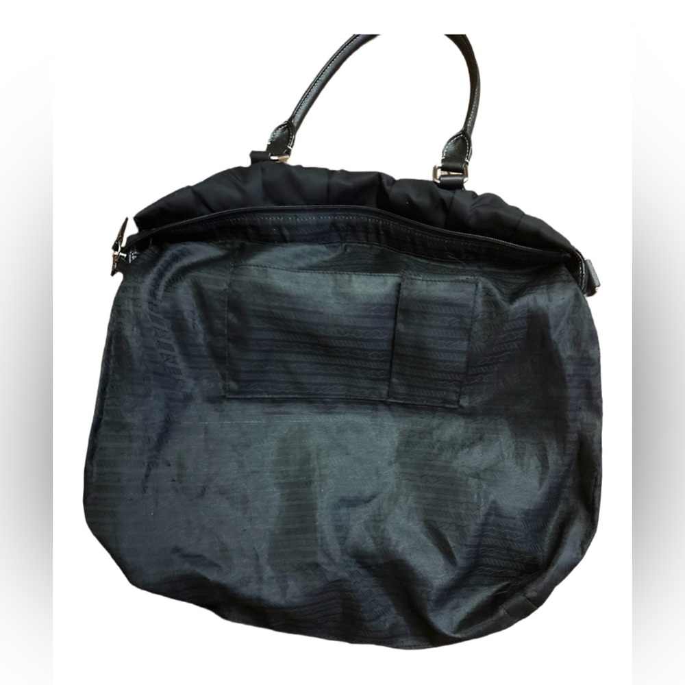 Prada Tessuto Black Quilted Tote Bag - Picture 7 of 7